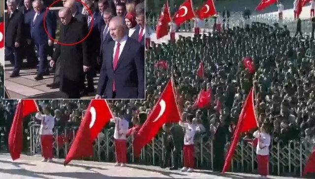 Anıtkabir’de “Her yer Tayyip, her yer Erdoğan” sloganları atıldı