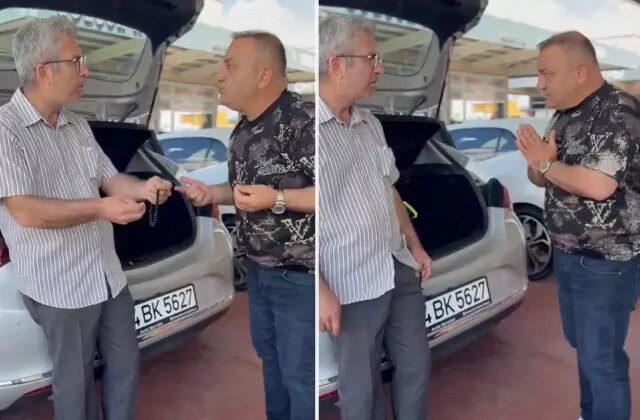 Aracı almaktan vazgeçen vatandaşın gerekçesi satıcıyı çıldırttı: Kaporan yandı