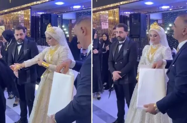 Aşiret düğününde babanın kızına hediyesi ağızları açık bıraktı