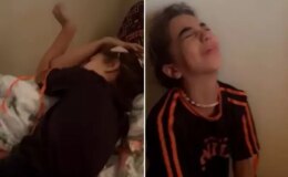 Ateşkes haberiyle uyanan Filistinli çocuk, göz yaşlarını tutamadı!