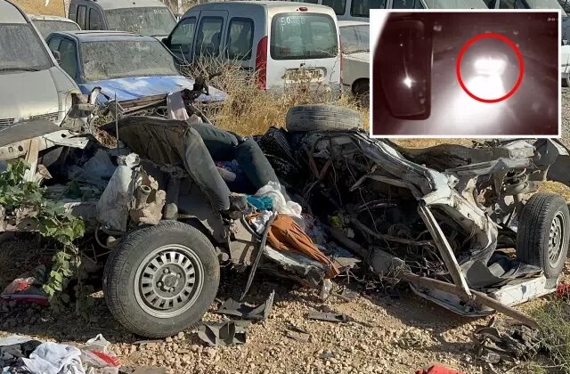 Aynı aileden 4 kişinin can verdiği kaza kamerada