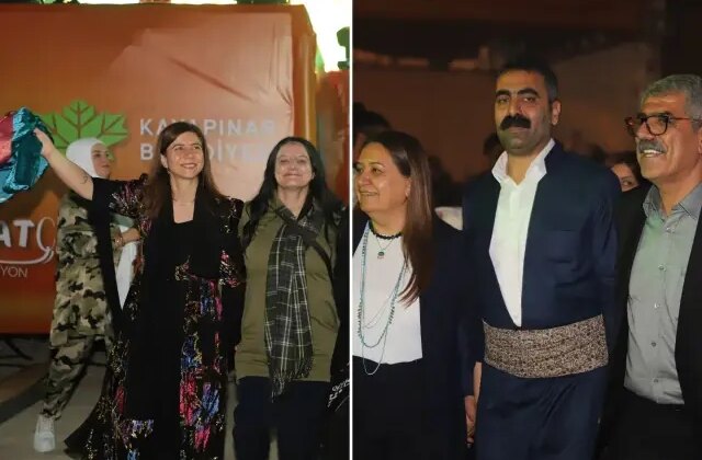 Belediye eş başkanları Koma Amed konserinde halay çekti