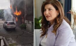 Bebek’teki alevler ünlü oyuncu Şebnem Bozoklu’nun da evini yaktı