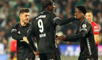 Beşiktaş zorlu Konyaspor deplasmanında 2 golle zafere ulaştı