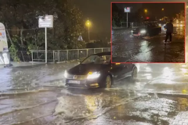 Bir anda bastırdı! Megakent yağışa teslim oldu, yollar göle döndü 16 bir anda bastirdi megakent yagisa teslim oldu 19192257 4107 o