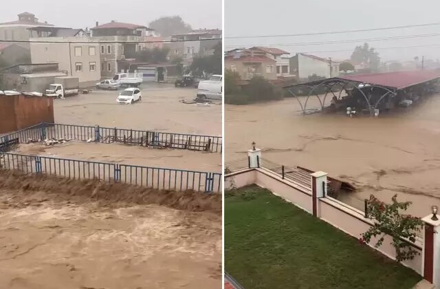 Bir ilimiz sele teslim! Yollar göle döndü, vatandaşlar önlem almayan belediyeye tepkili