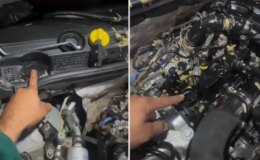 Cam suyunu aracın motoruna koyunca olanlar oldu