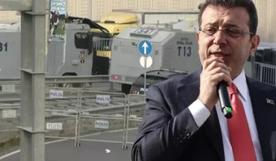 7 ay sonra bir ilk! İmamoğlu, Çağlayan Adliyesi’ne böyle getirildi