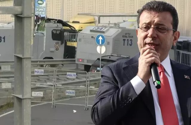 7 ay sonra bir ilk! İmamoğlu, Çağlayan Adliyesi’ne böyle getirildi