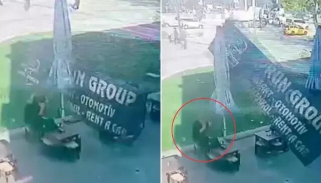 Çay içerken dehşeti yaşadılar! Ölümle burun buruna geldiler