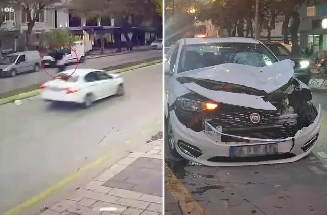 Cinayet gibi kaza! Arabanın çarptığı yaşlı kadın metrelerce savruldu