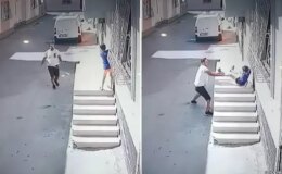 Çocuğa şiddet kamerada! Görüntüleri izleyen aile emniyete koştu