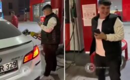 Çok zengin olduğunu böyle kanıtladı, aracı mazotla yıkadı
