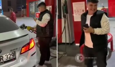 Çok zengin olduğunu böyle kanıtladı, aracı mazotla yıkadı