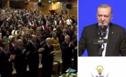 Cumhurbaşkanı Erdoğan’ın gönderdiği selamı hemşehrileri ayakta alkışladı