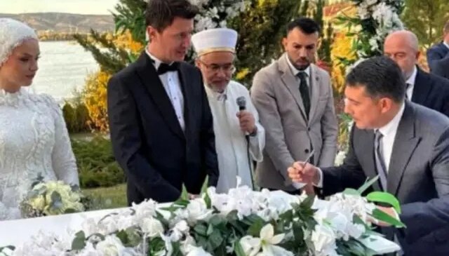 Cumhurbaşkanlığı Özel Kalem Müdürü Hasan Doğan, Faruk Alagaş’ın nikah törenine katıldı