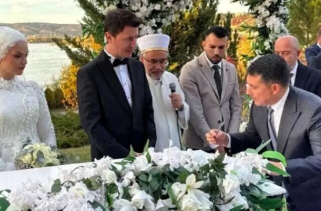 Cumhurbaşkanlığı Özel Kalem Müdürü Hasan Doğan, Faruk Alagaş’ın nikah törenine katıldı