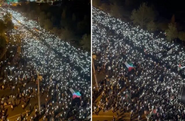 Diyarbakır’da binlerce kişi Gazze için yürüdü