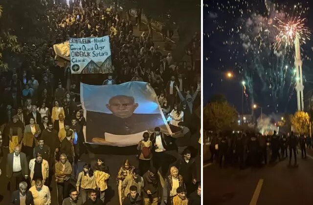 Diyarbakır’da “Öcalan’a özgürlük” yürüyüşüne biber gazlı müdahale