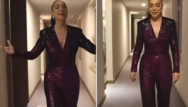 Ebru Gündeş’in sahne öncesi provası olay oldu: Bu nasıl bir ses ya!