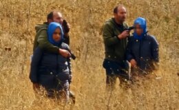 Görüntü Ankara’dan! Kafasına silah dayanan kadının büyük dramı