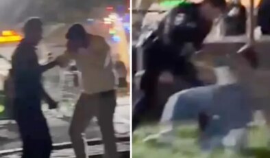 Eski ve yeni sevgili birbirine girdi, polis biber gazıyla müdahale etti