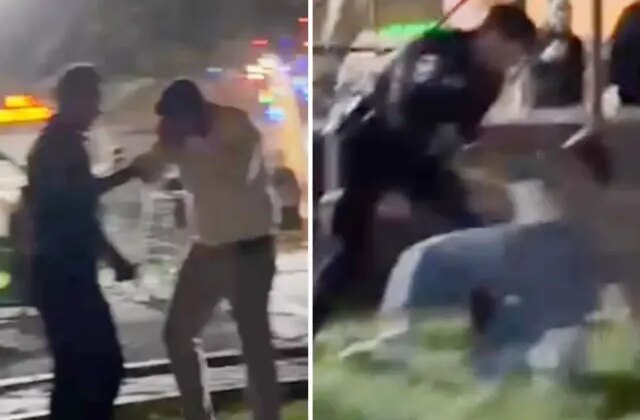 Eski ve yeni sevgili birbirine girdi, polis biber gazıyla müdahale etti