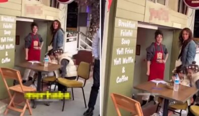 Farkında olmadan ünlü oyuncu Hazal Şenel’in resimlerini çekti