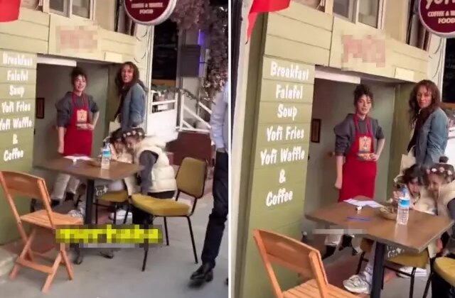 Farkında olmadan ünlü oyuncu Hazal Şenel’in resimlerini çekti