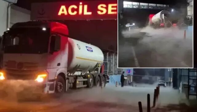 Filmleri aratmayan görüntüler! Sızan oksijen paniğe neden oldu