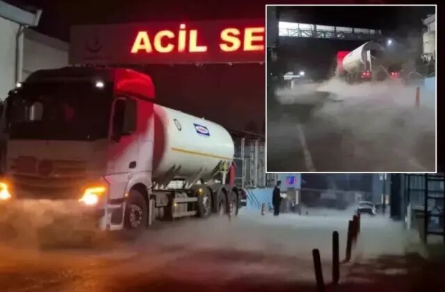 Filmleri aratmayan görüntüler! Sızan oksijen paniğe neden oldu