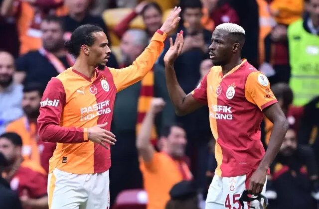 Galatasaray, Göztepe'yi geriden gelip devirdi 1 Galatasaray, Göztepe’yi geriden gelip devirdi