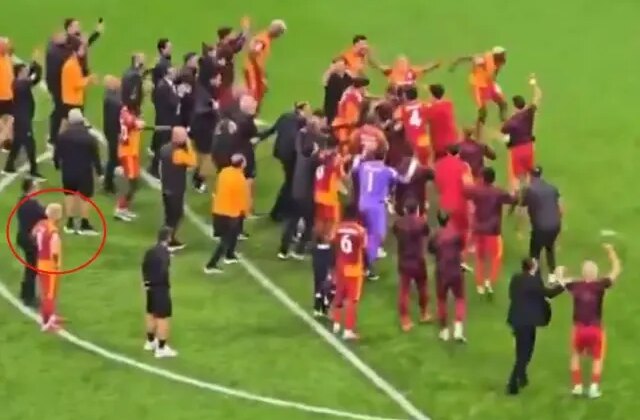 Galatasaray taraftarını ikiye bölen görüntü