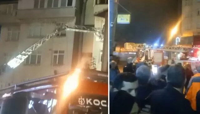 Gebze’de yıkılan binanın yakınındaki binada çatırtı sesleri!