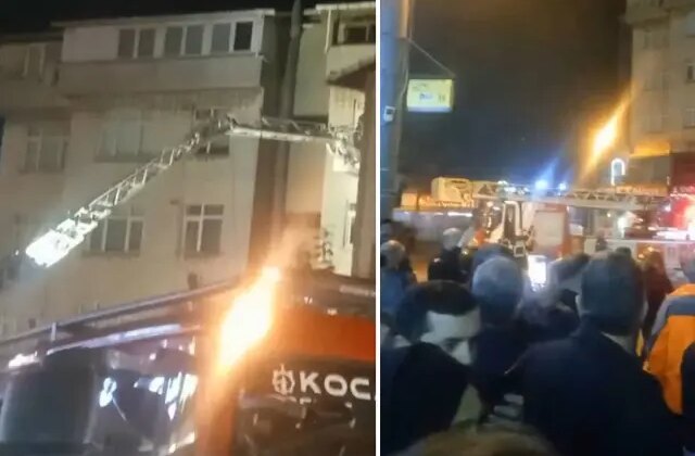 Gebze’de yıkılan binanın yakınındaki binada çatırtı sesleri!