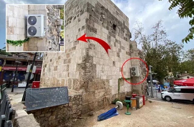Geçmişi Helenistik döneme kadar uzanan tarihi burca klima taktılar