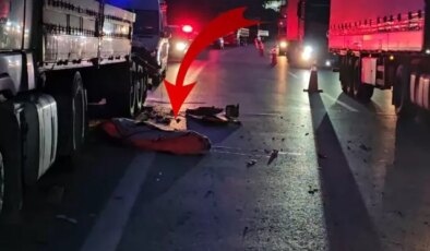Genç şoför lastik değiştirirken tırın altında kalarak can verdi