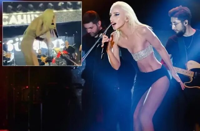 Gülşen, sahneye para atan hayranına kızdı: Üzerinde Atatürk var