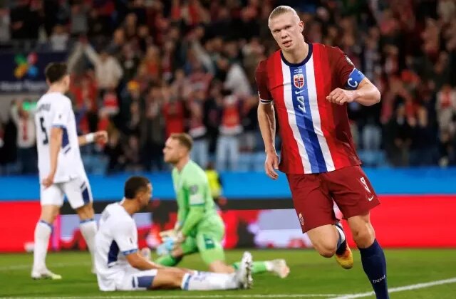 Haaland hat-trick yaptı, Norveç İsrail’i darmadağın etti