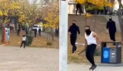 Hacettepe Üniversitesi karıştı! Palalı saldırganlar kamerada
