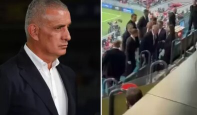 Hacıosmanoğlu’nun çıldırdığı anlar! Cumhurbaşkanı Erdoğan gelince geri döndü