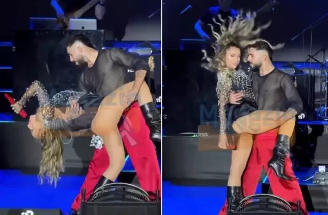Hadise sahnede sınırları zorladı