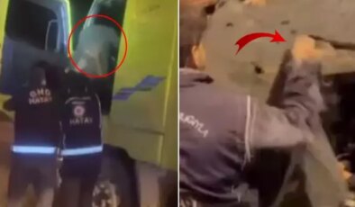 Hafriyat kamyonu kasasından moloz yerine 28 kaçak göçmen çıktı