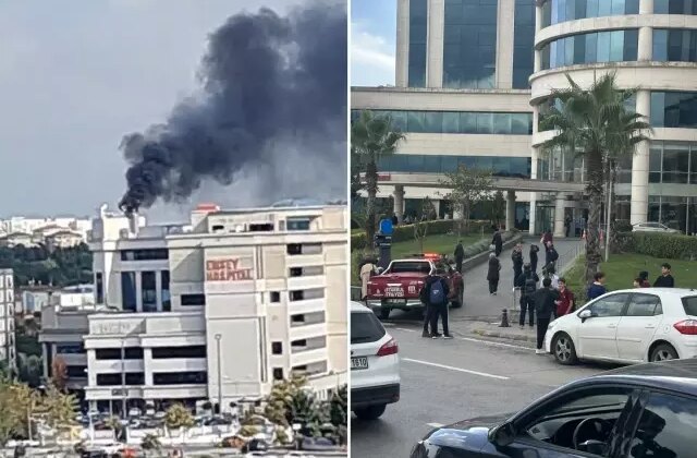 İstanbul’da hastanede korkutan yangın! Dumanlar gökyüzüne yükseldi
