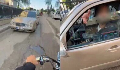 Hem suçlu hem güçlü! Ters yönde giden sürücüden pişkin sözler