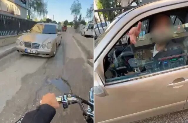 Hem suçlu hem güçlü! Ters yönde giden sürücüden pişkin sözler