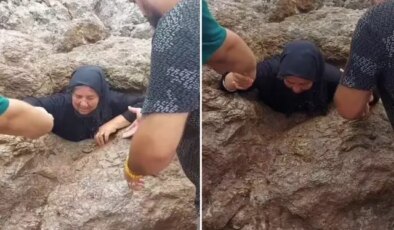 Her yıl binlerce kişi geliyor: Alevi vatandaşların geçmek için sıraya girdiği delik