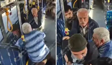 İETT otobüsündeki dehşet kamerada! Hiçbir sebep yokken bir anda saldırmış