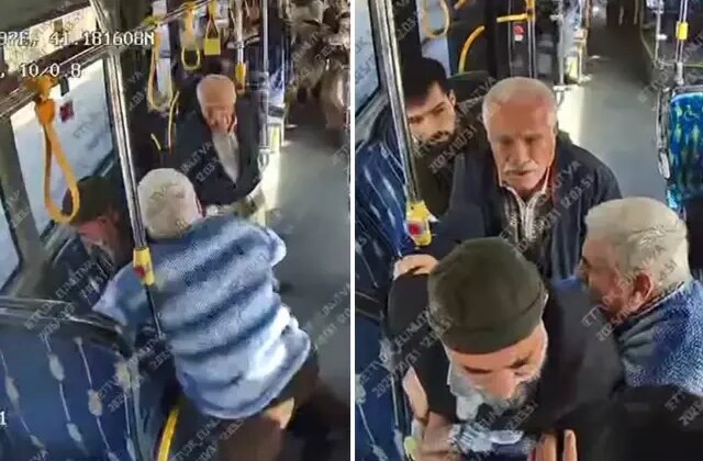 İETT otobüsündeki dehşet kamerada! Hiçbir sebep yokken bir anda saldırmış