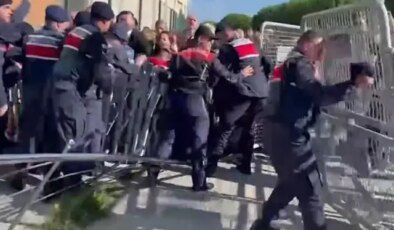 İmamoğlu hakim karşısına çıkıyor! Kalabalıkla jandarma arasında arbede yaşandı